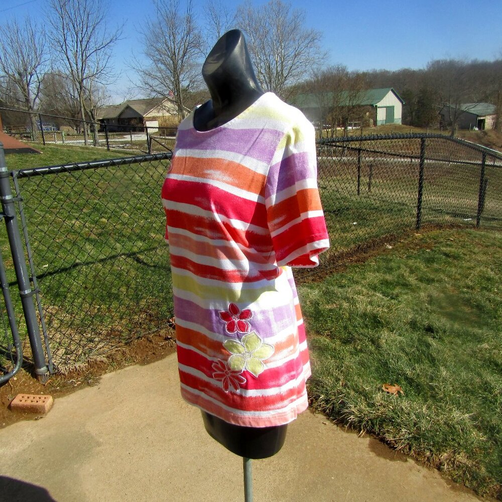Blair orange and yellow top size large
